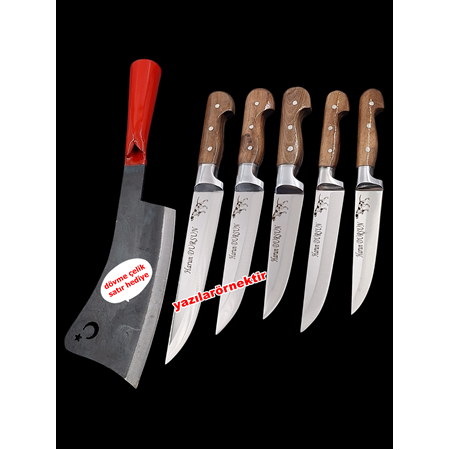 Aliminyum Bilezikli Kasap ve Mutfak Seti