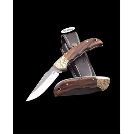 N690 Böhler Çelik Gravürlü Balçıklı Yaylı Çakı Bir Dokunuşla Hazır,Her Durumda Güvenilir.