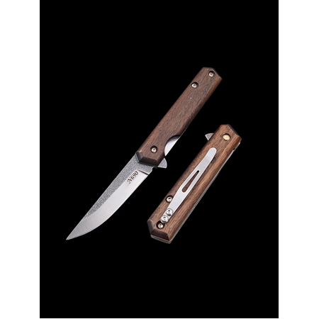 El Yapımı Profesyonel Kullanım için N690 Böhler Çelik İçten Kilitli Çakı