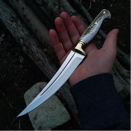 Geyik Boynuzu Avcı Bel Bıçağı