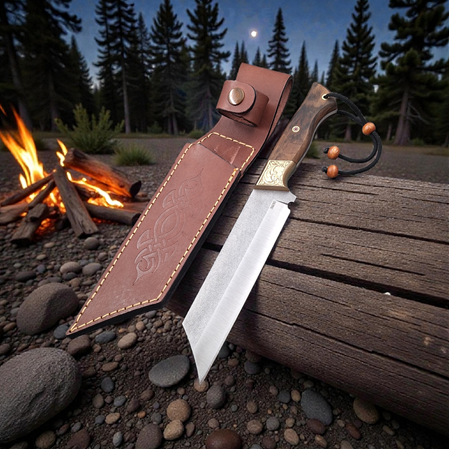 El Yapımı N690 Böhler Çelik Tanto Bıçak  Koleksiyonluk Tasarım