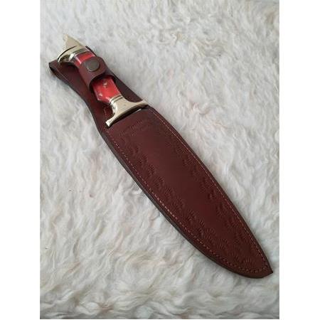 Üç Hilalli Kurt Baskılı Komando Bıçağı Av 379