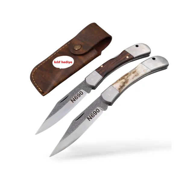 N690 Böhler Çelik Çakı Seti İkili