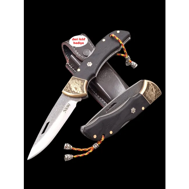 El Yapımı N690 Çakı Outdoor Ve Günlük Kullanım