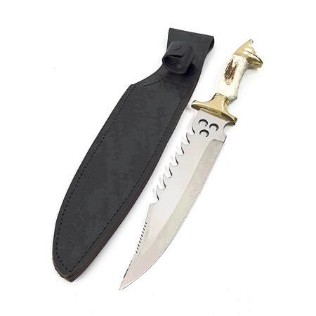 Av Bıçağı Geyik Boynuzlu Üç Hilalli