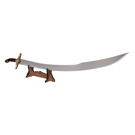 El Yapımı İşlemeli Balçıklı Topuzlu  YALMANLI KILICI