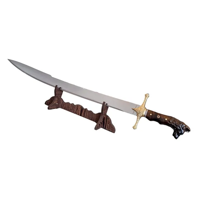 Kurt Başlı İşlemeli Balçıklı Fatih Sultan Mehmet Han Kılıcı