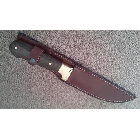 Dövme Çelik Kasap Bıçağı Deri Kılıflı No-1 AB 1731
