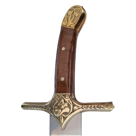 İşlemeli Balçıklı TOPUZ BAŞLI GÖKTÜRK Kılıcı