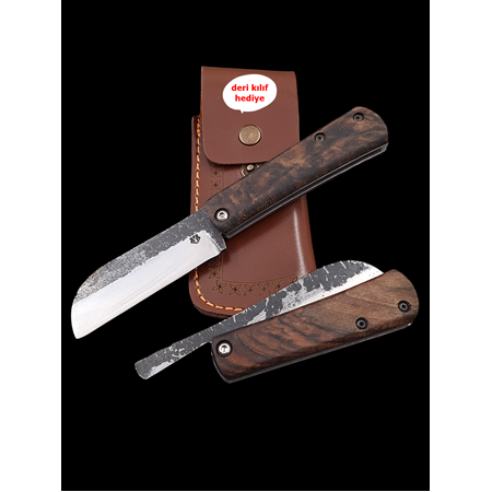 SUSTA ÇELİĞİNDEN DÖVME USTURA ÇAKI