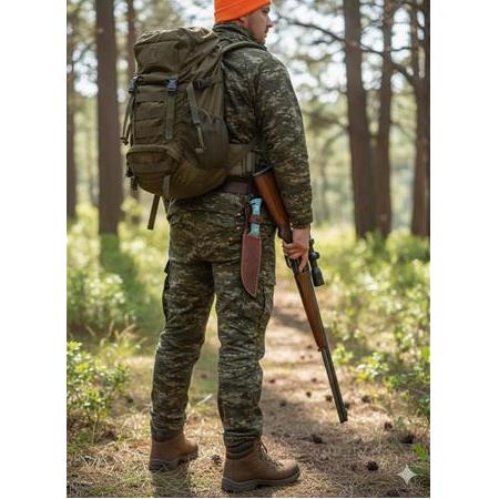 Outdoor & Avcı Bıçağı – N690 Böhler Çelik, Isıya Suya Dayanıklı C Carta Kabze