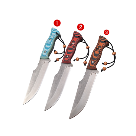 Outdoor & Avcı Bıçağı – N690 Böhler Çelik, Isıya Suya Dayanıklı C Carta Kabze