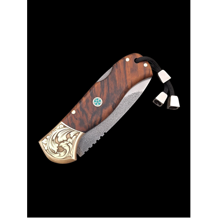 Gravür İşlenmiş Balçık,N690 Kalitesiyle Buluştu! N690 Çakı,Gücün ve Zarafetin Bir Arada Hali,,,