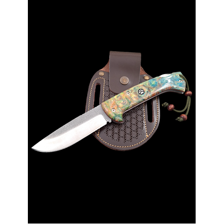 Outdoor N690 Böhler Çelik El Yapımı Ful Epoksi Kamp&Av Kilitli  Yaylı Cep Çakısı